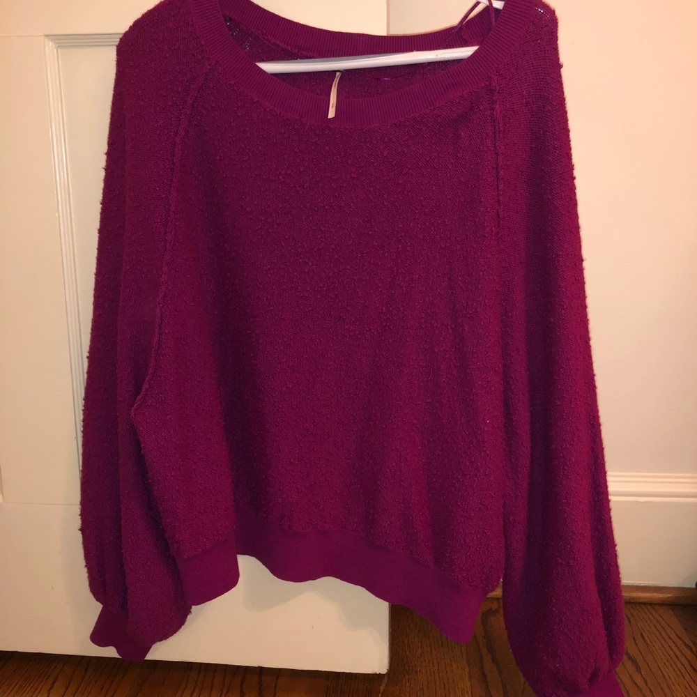 Free people found my friends sweatshirt
